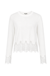 "Camille" sweater white