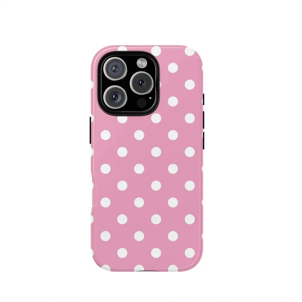 "Dot" pink phone case