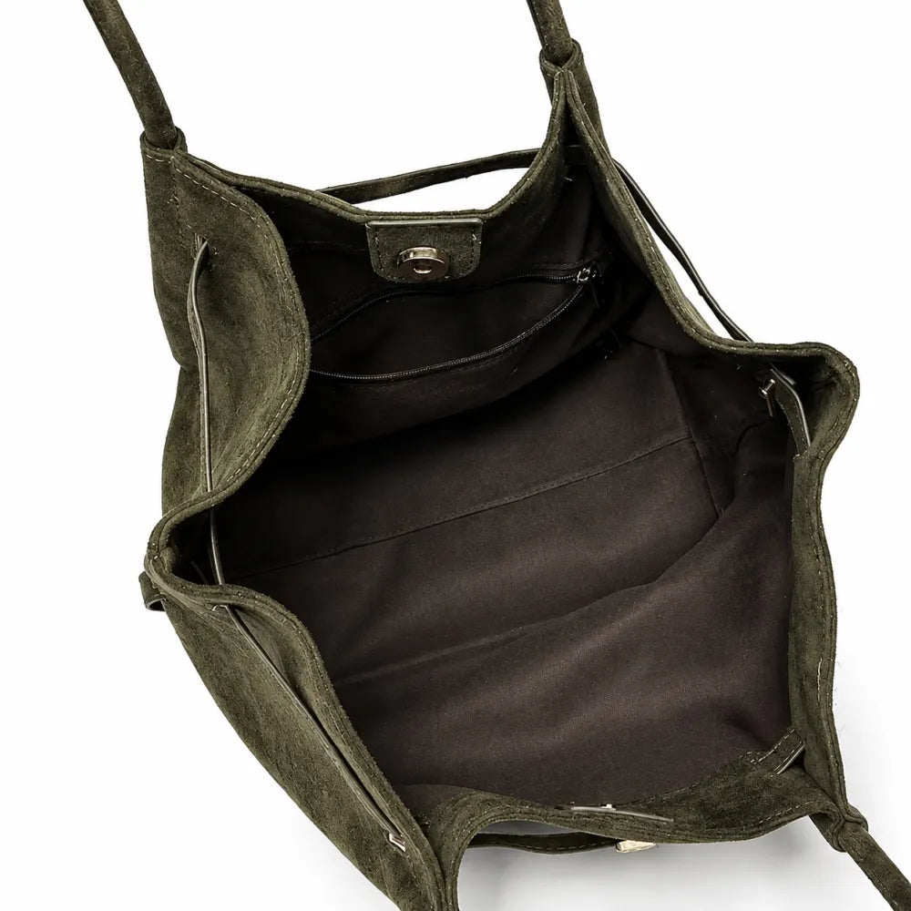 "Ivy" bag dark green