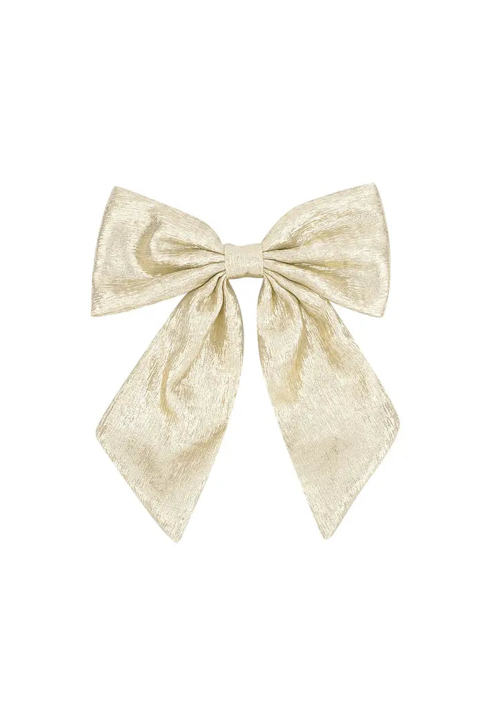 "Bow" hairclip gold