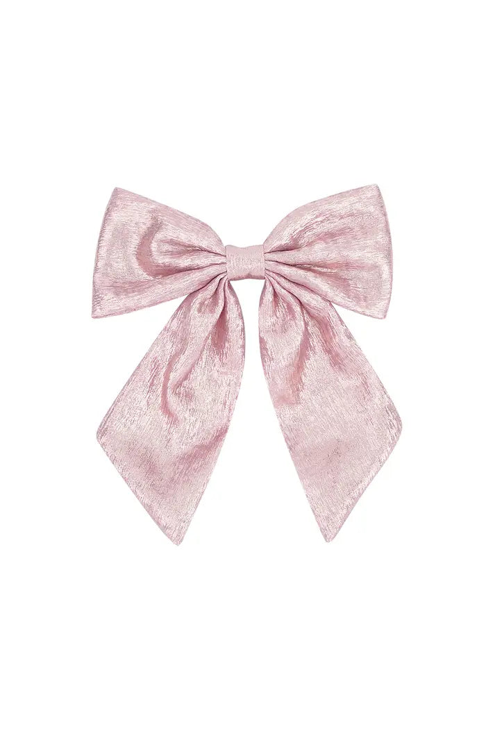 "Bow" hairclip pink