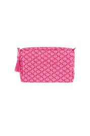 "Floral" pouch pink