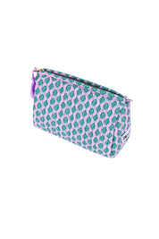 "Floral" påse lila