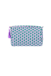 "Floral" påse lila