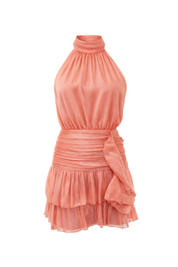 "Solene" dress coral