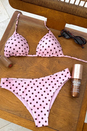 "Dolce" bas de bikini rose