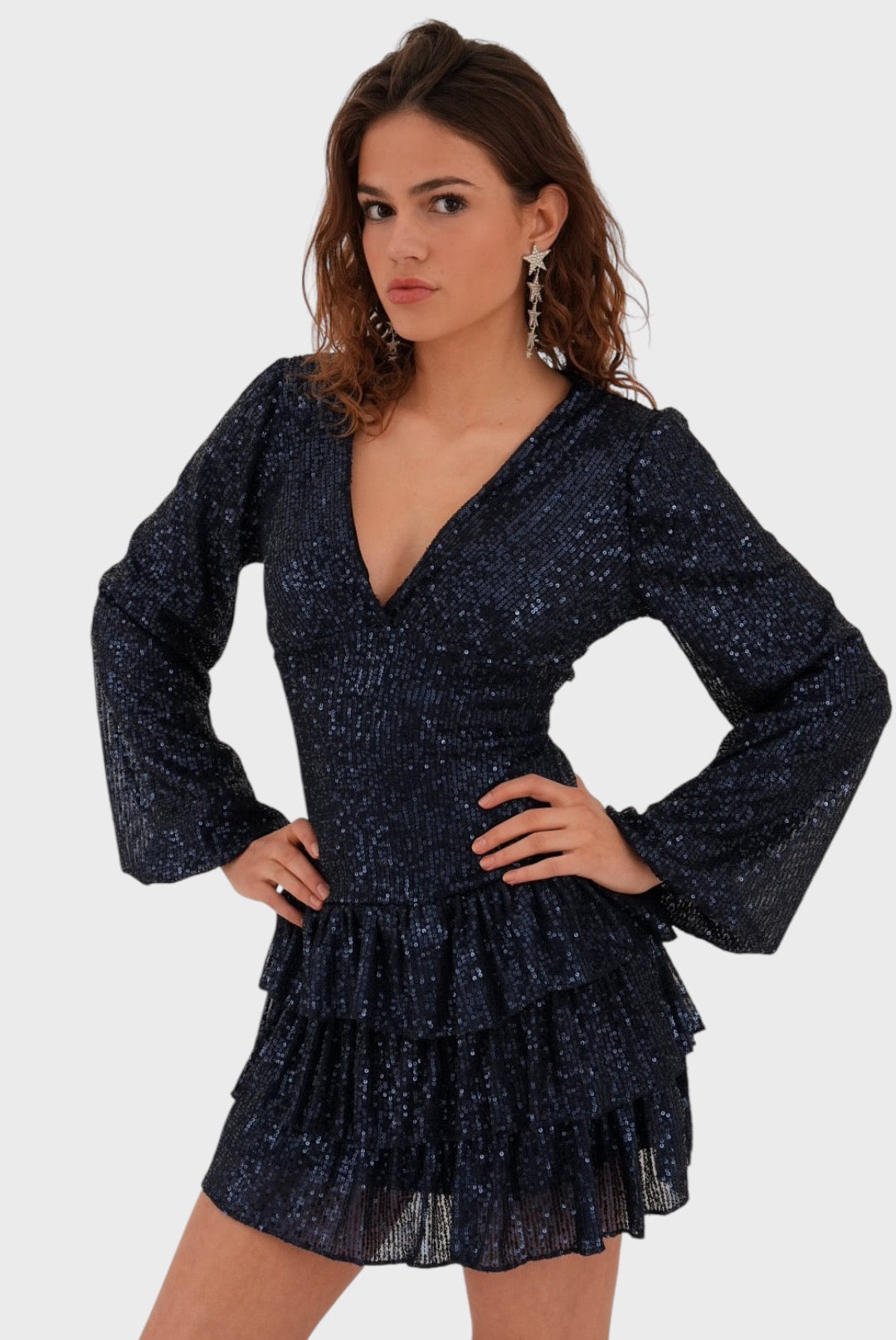 "Paris" dress navy