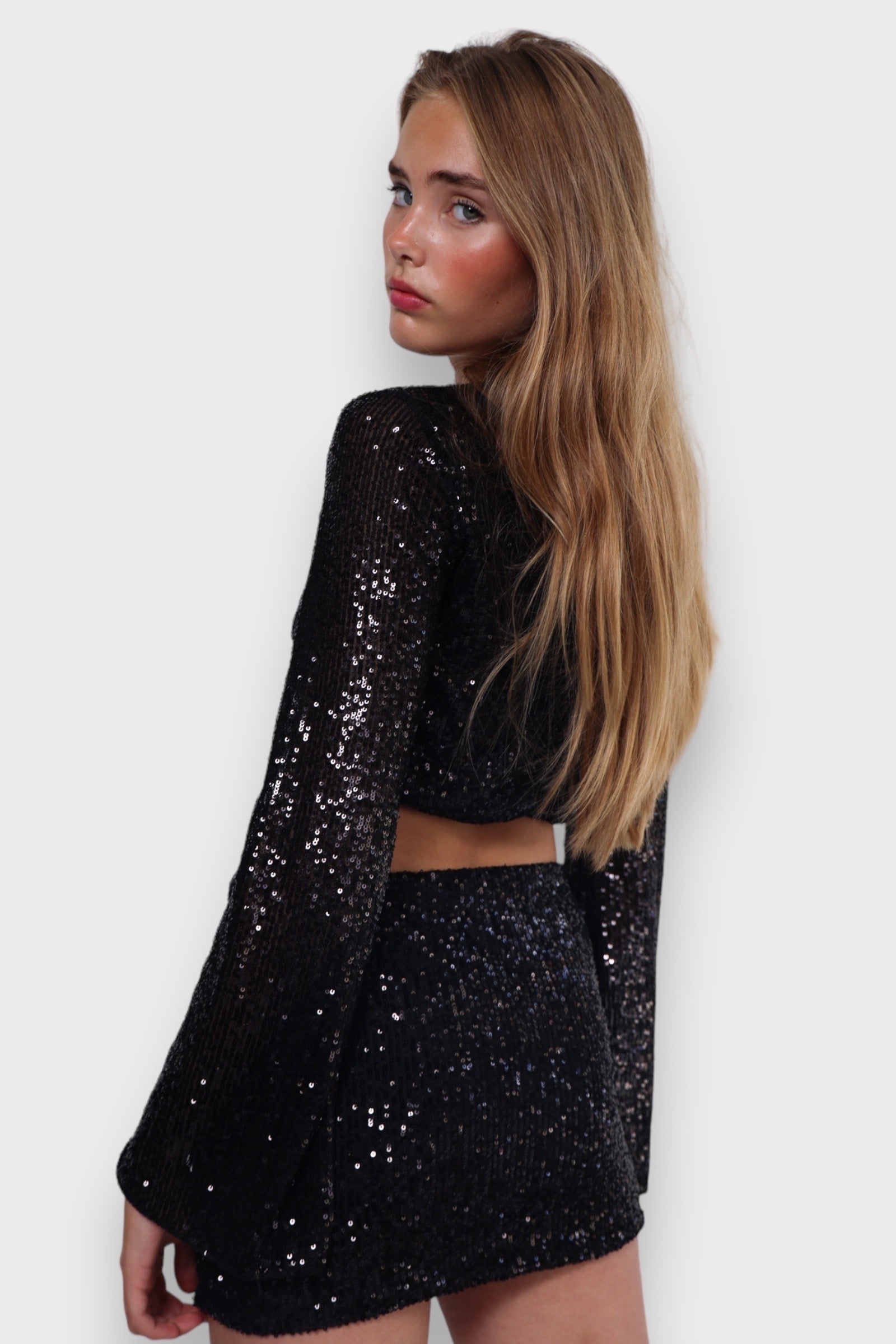 "Glimmer" skirt black