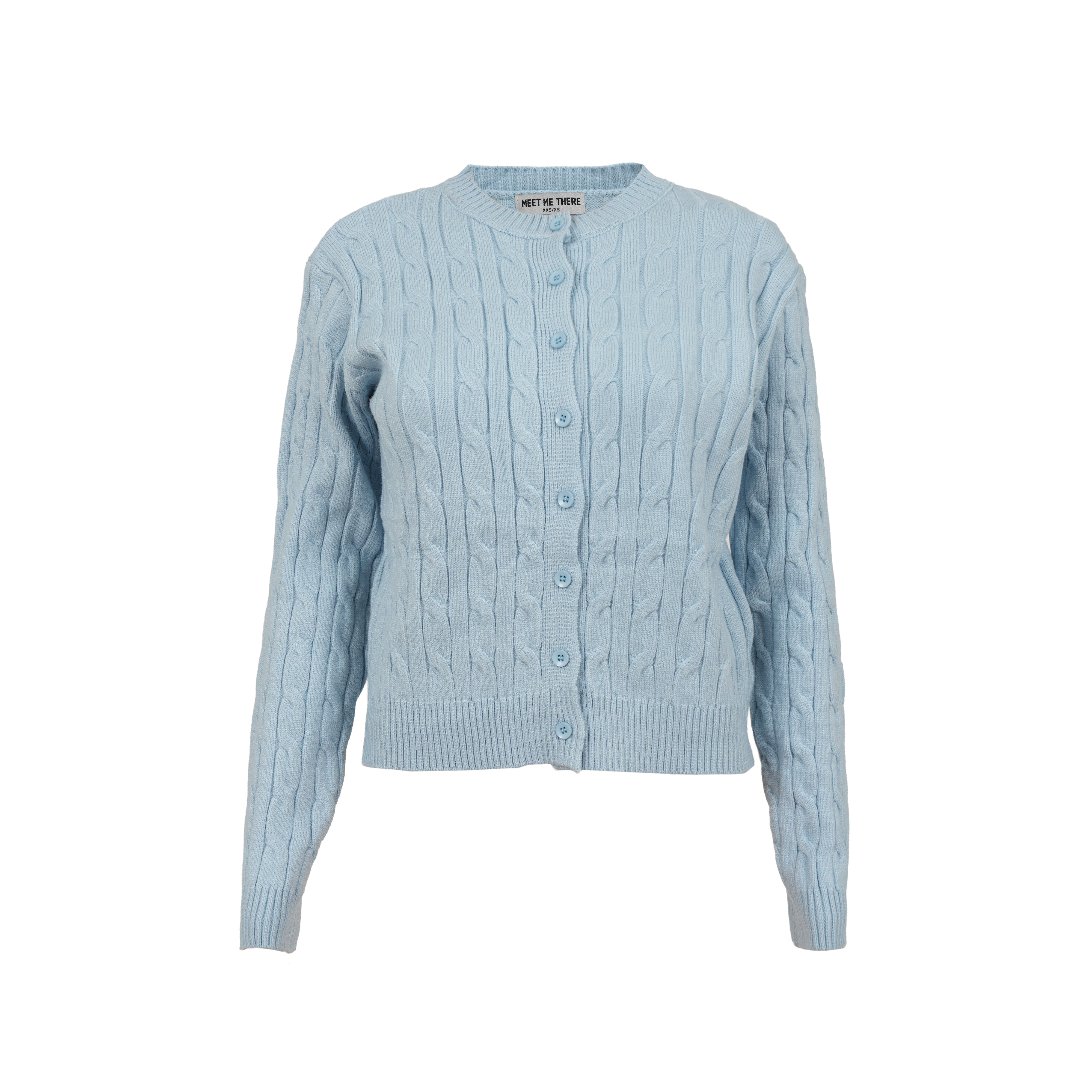 “Lily” cardigan blue