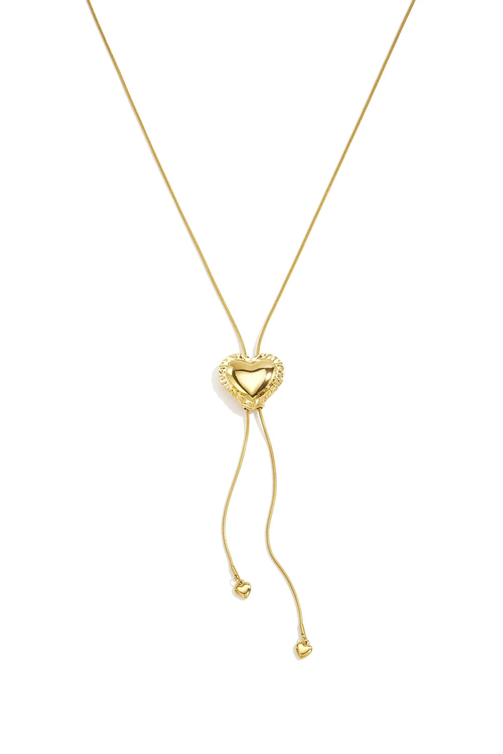 "Lott" heart necklace