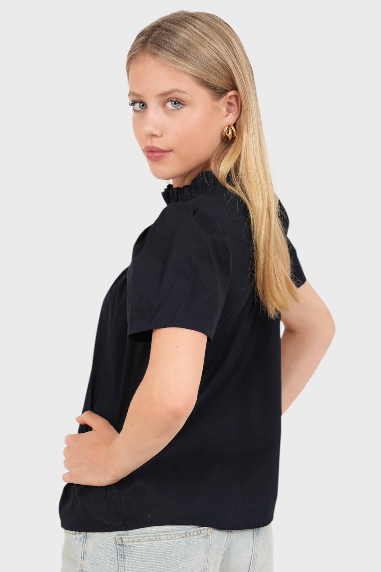"Faye" blouse navy
