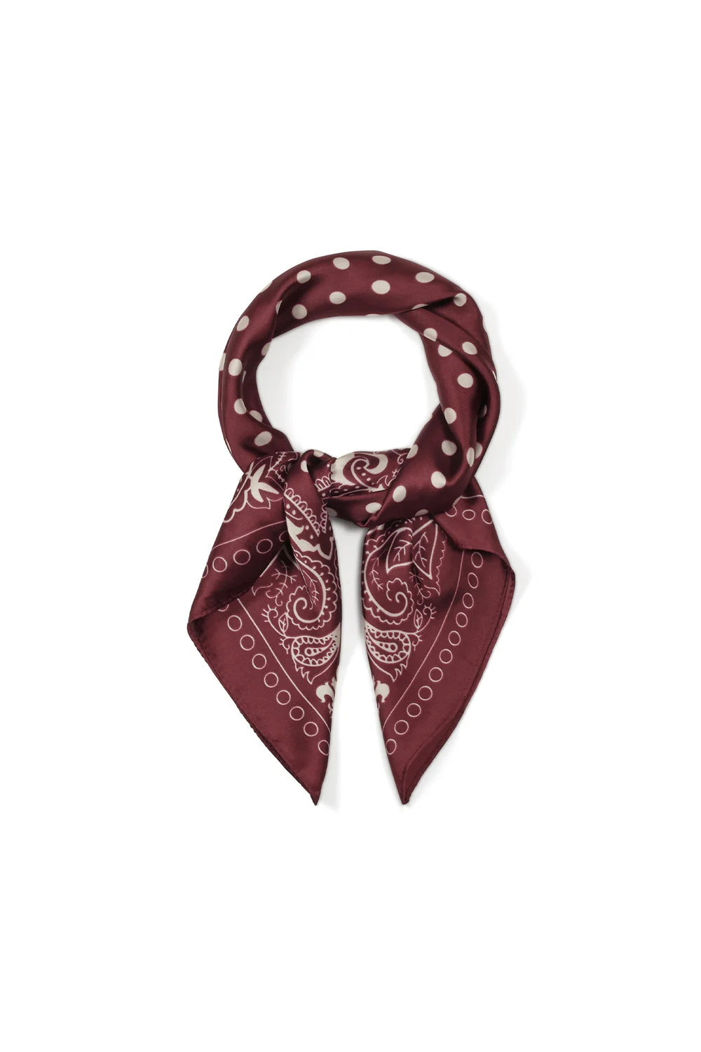 "Hazel" bandana bordeaux