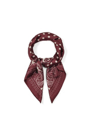 "Hazel" bandana bordeaux