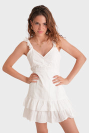 "Corfu" dress white
