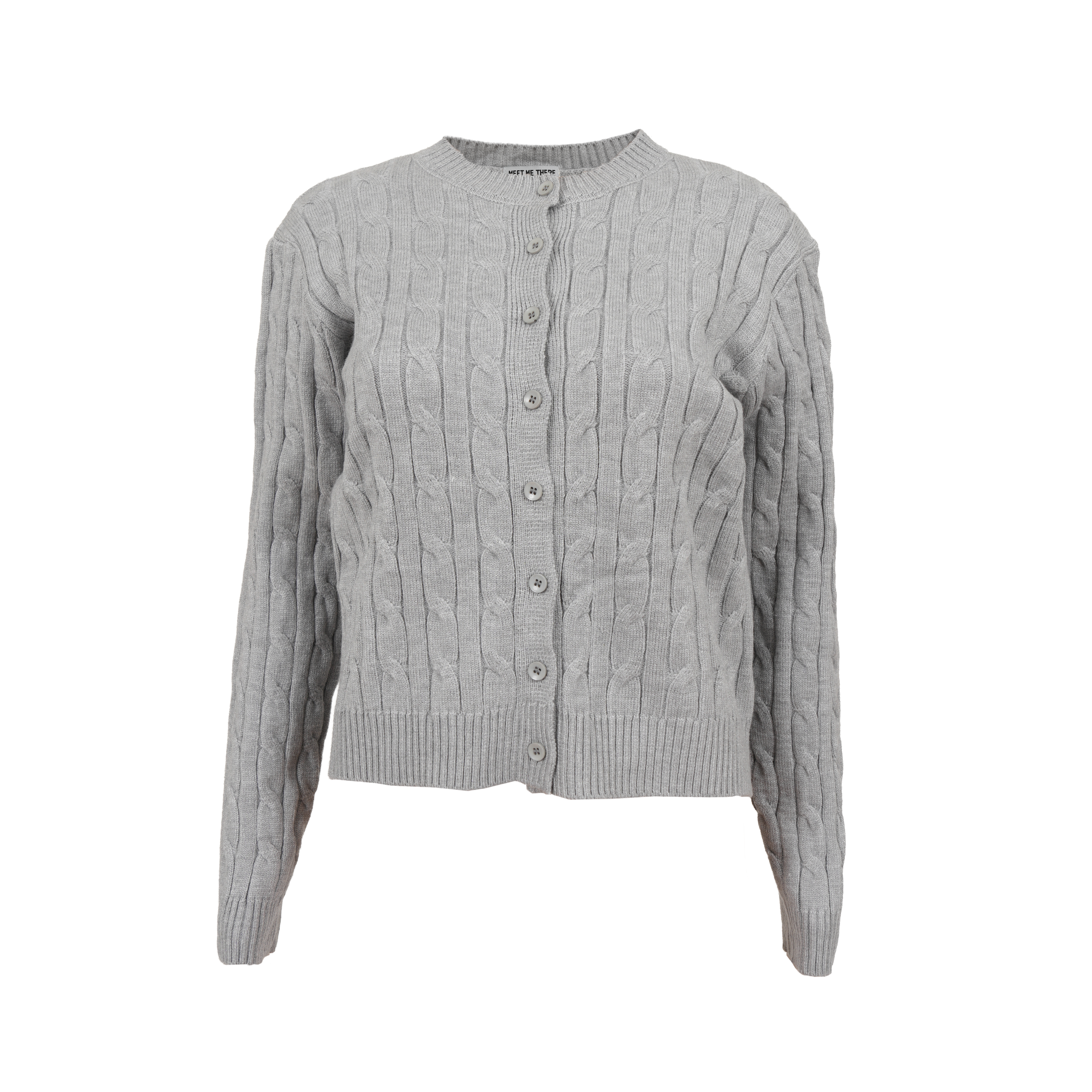 “Lily” cardigan grey