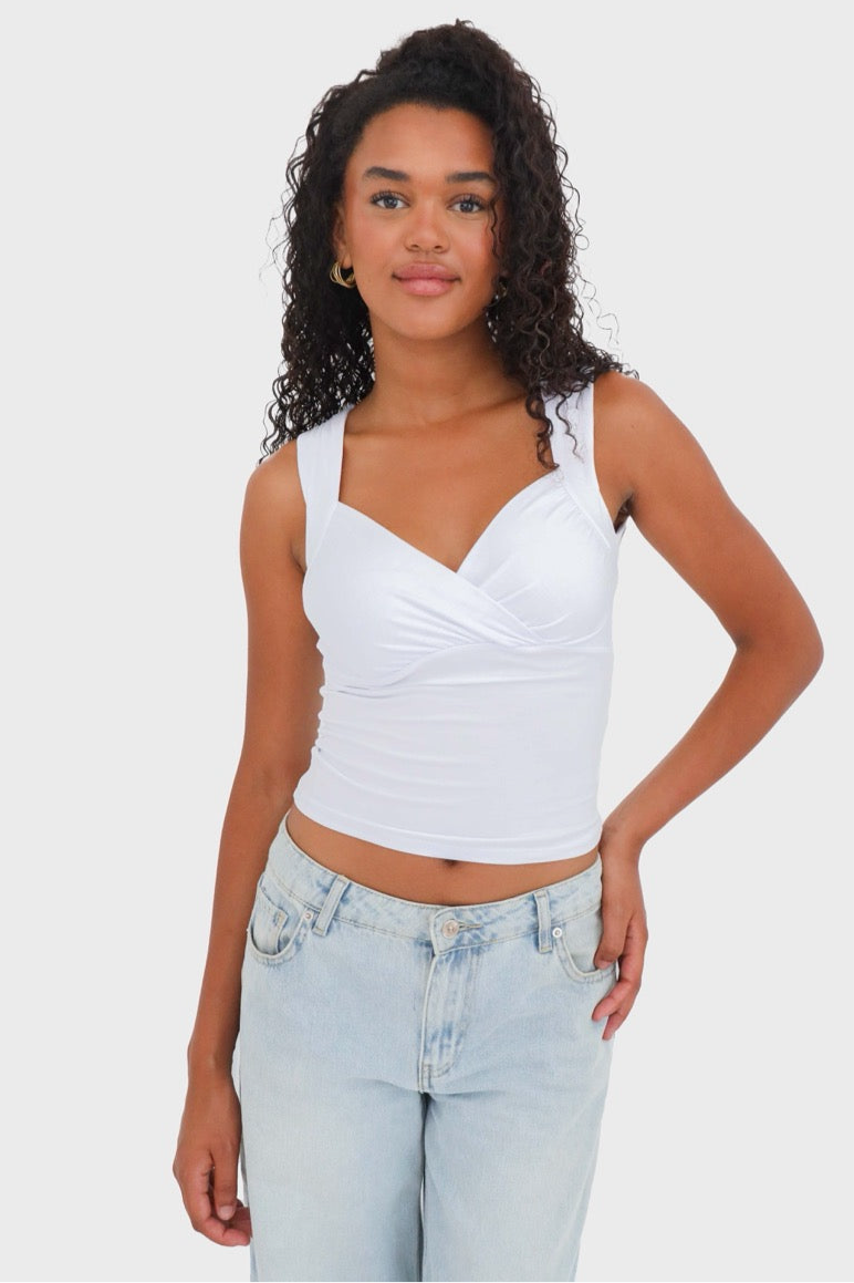 "Twist" top white