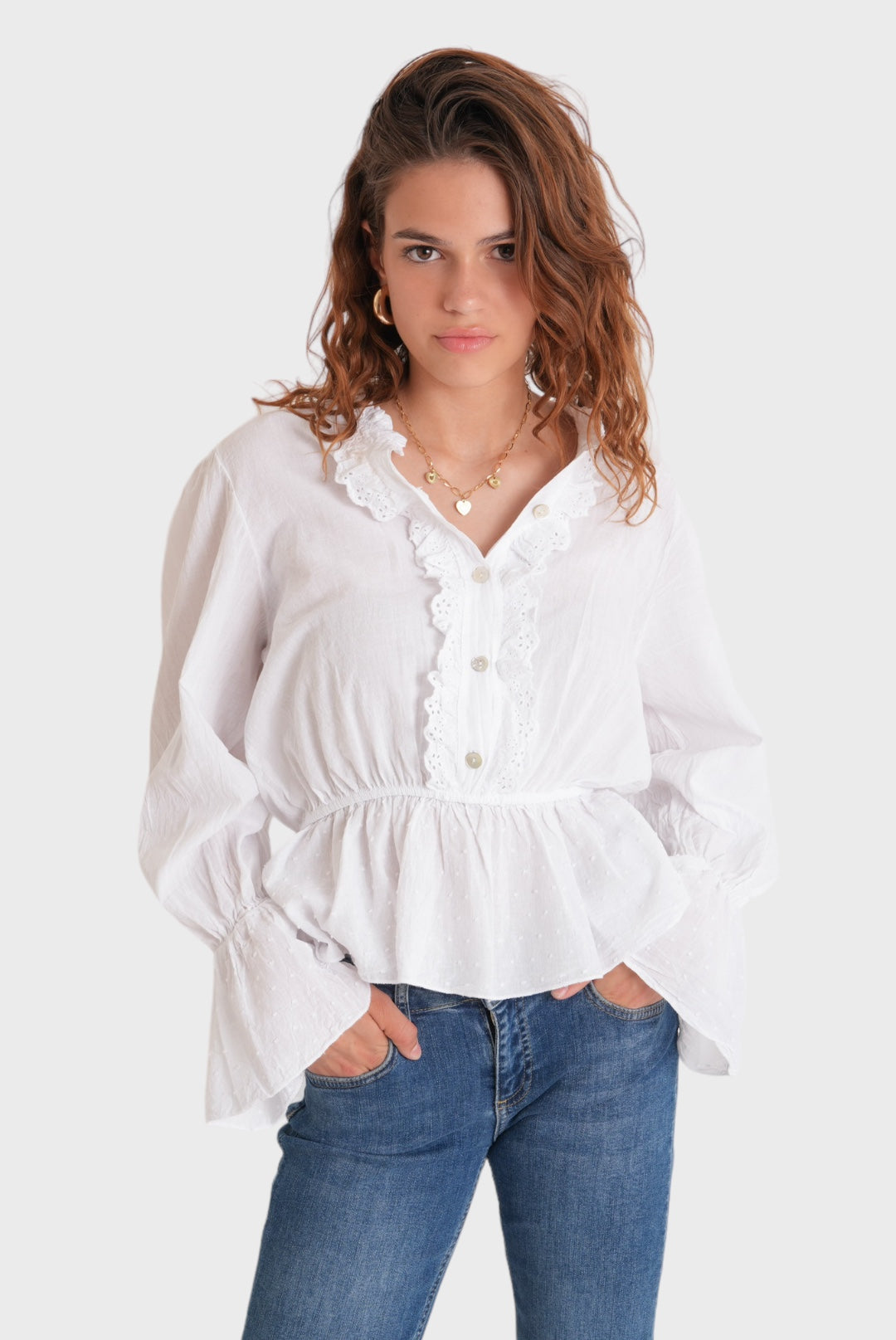 "Dream" blouse white