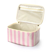 "Striped" make-up organiser light pink