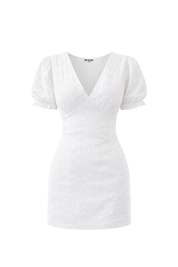 "Carly" dress white