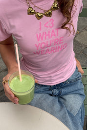 "Caro” t-shirt pink