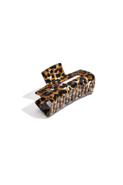 "Leopard" hair clip brown