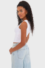 "Twist" top white