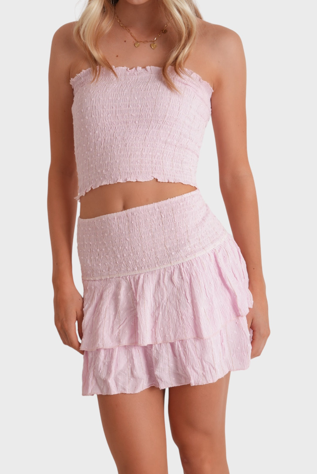 "Caribbean" skirt pink