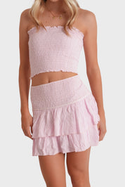 "Caribbean" skirt pink
