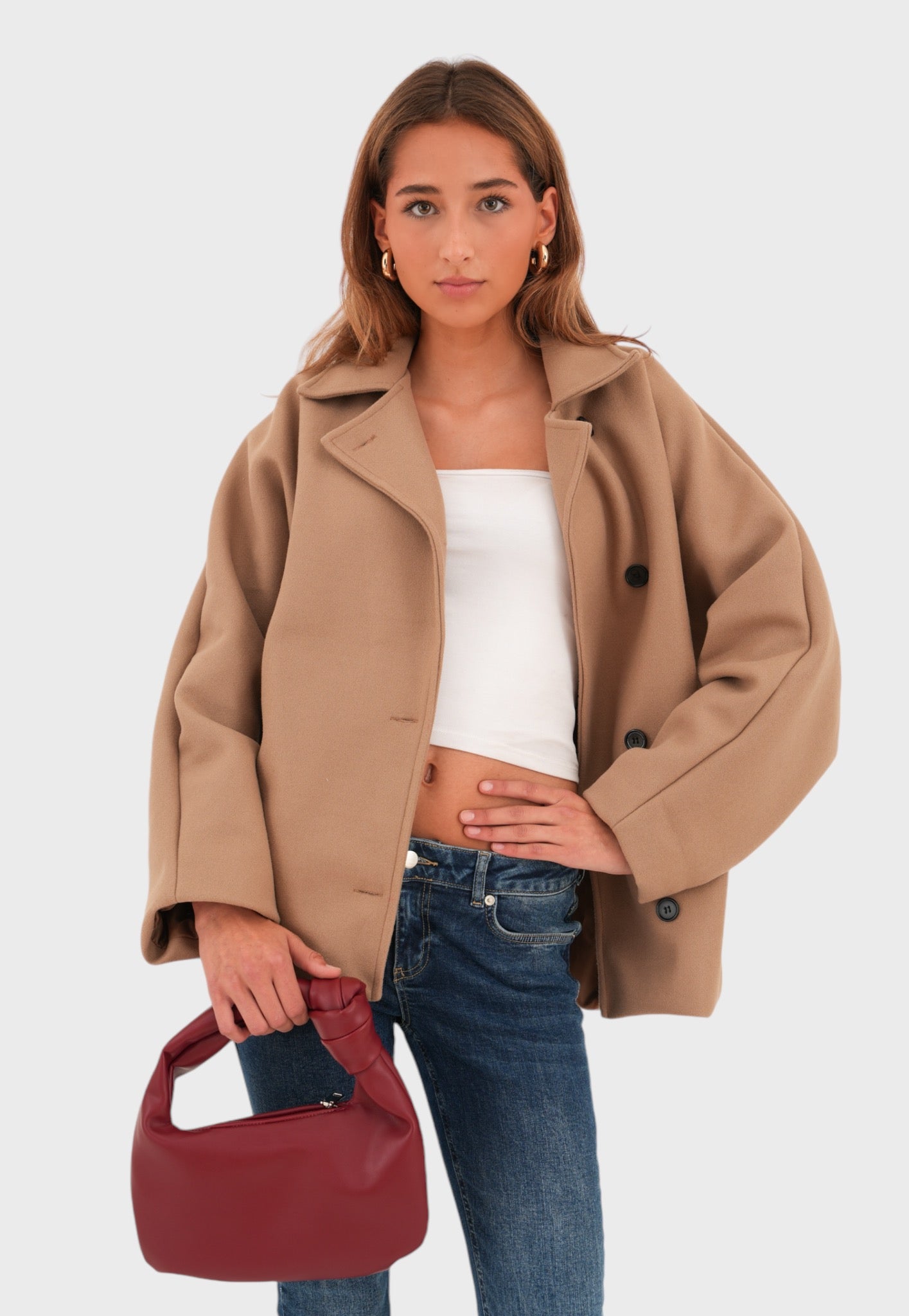 "Autumn" coat beige