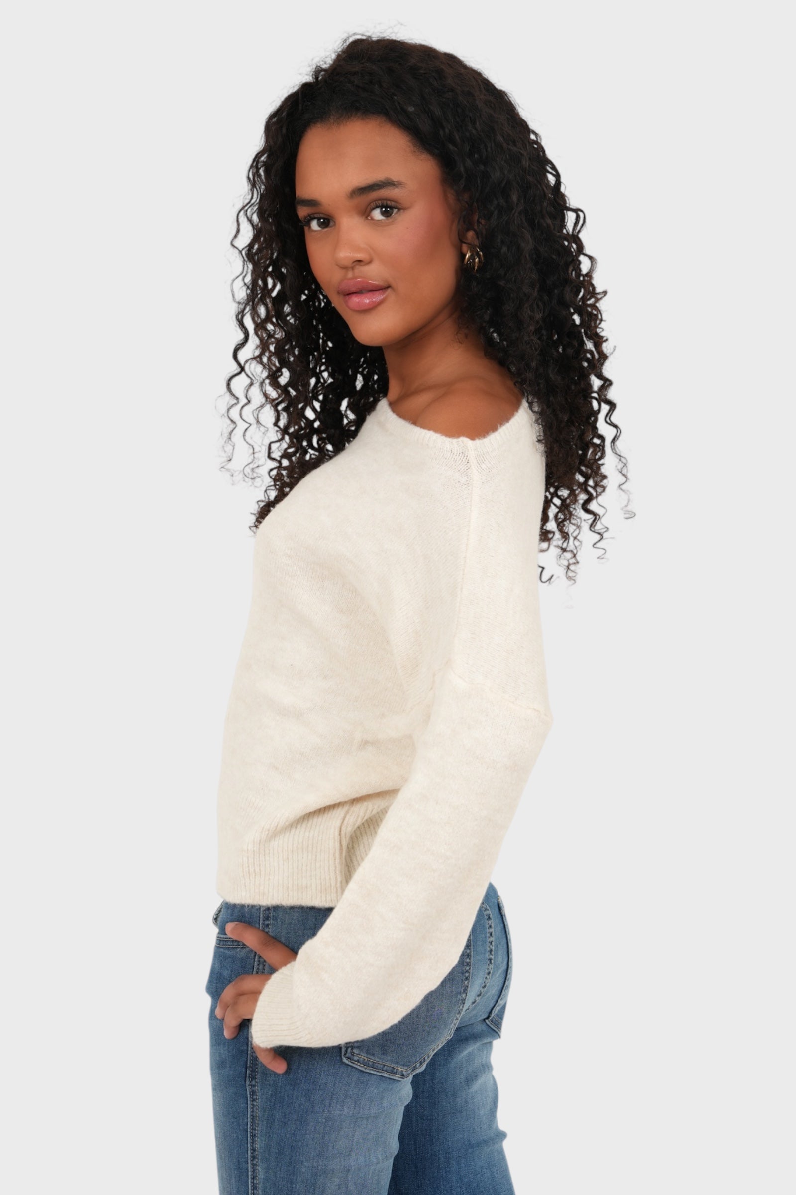 "Cozy" sweater beige
