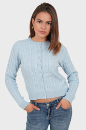 “Lily” cardigan blue