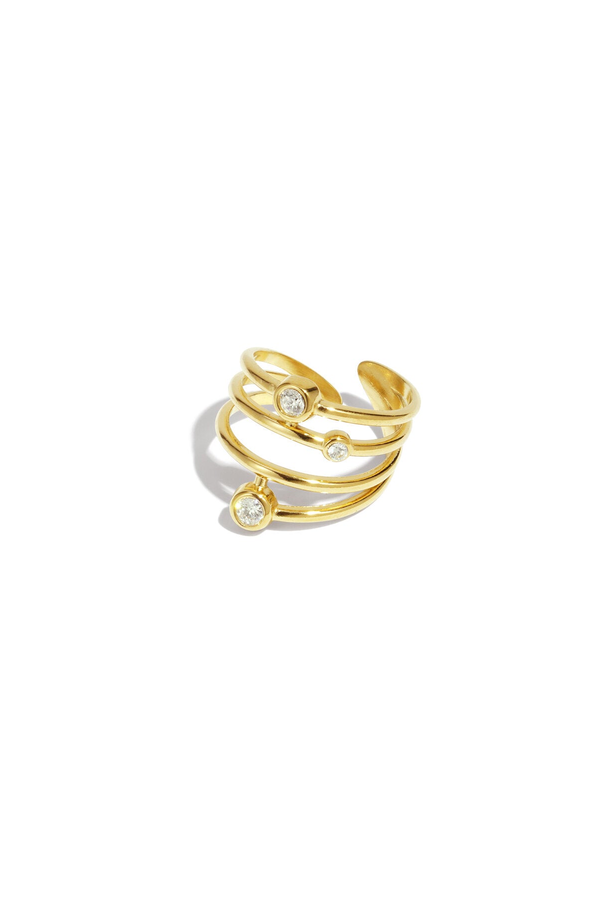 "Double layer" ring