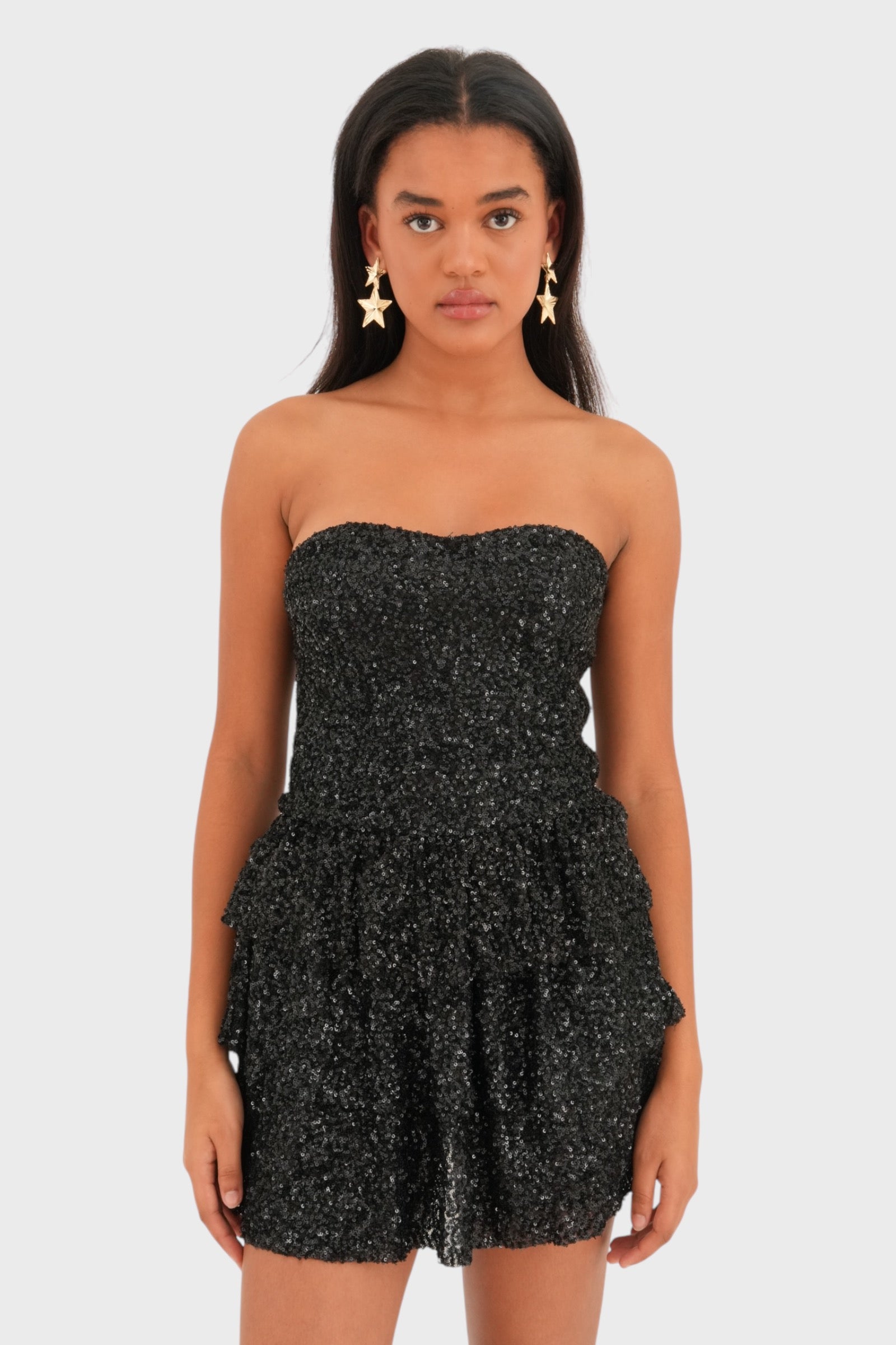 “Nightfall" dress black