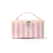 "Striped" make-up organiser light pink