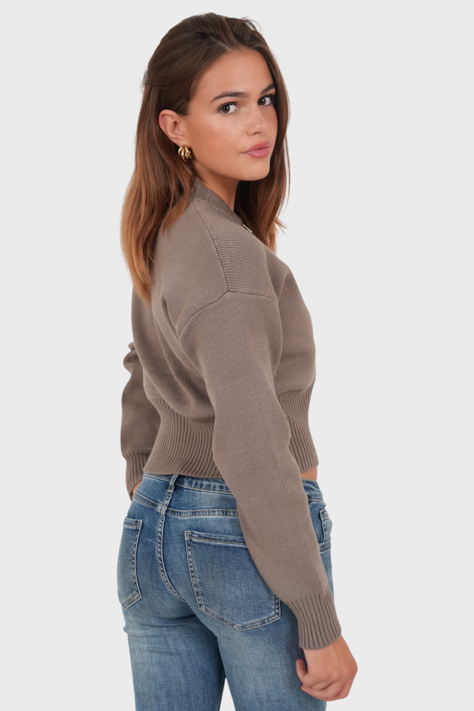 "Belle" vest stone
