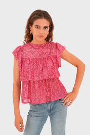 "Lottie" top pink