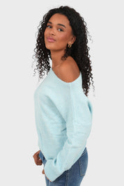 "Cozy" sweater sky blue