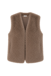 "Alva” gilet brown