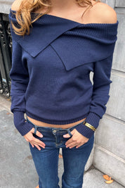 "Hannah" sweater navy