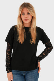 "Lacey" t-shirt black