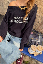 "Carice" sweater navy