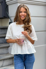 "Emilia" blouse white