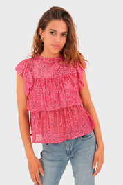 "Lottie" top pink