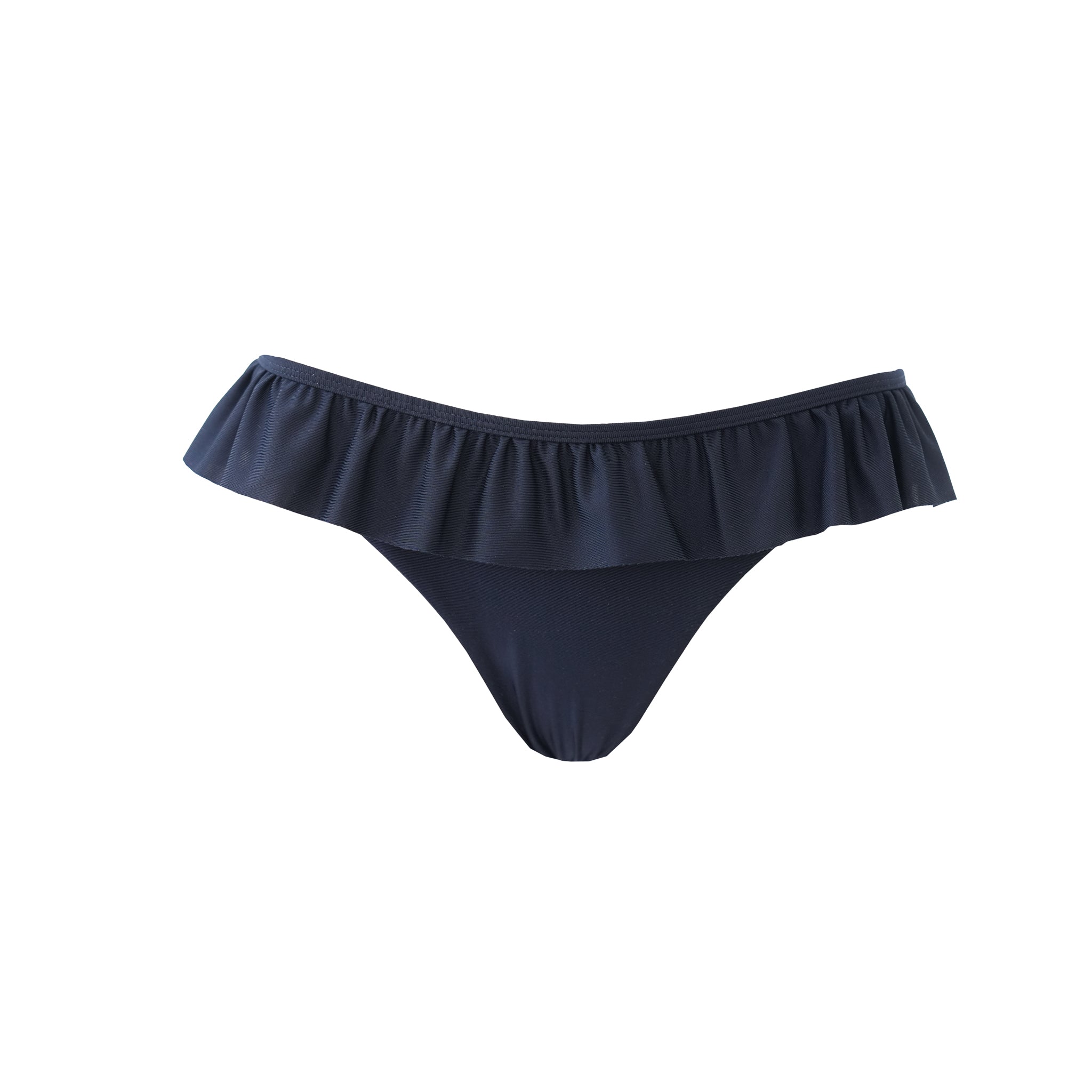 "Ruffle" Bikini Bottom Navy