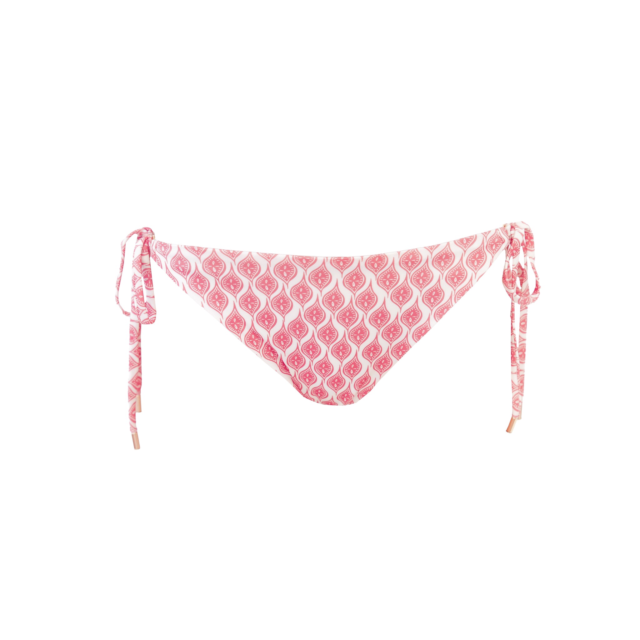 "Bali" tied bikini bottom pink