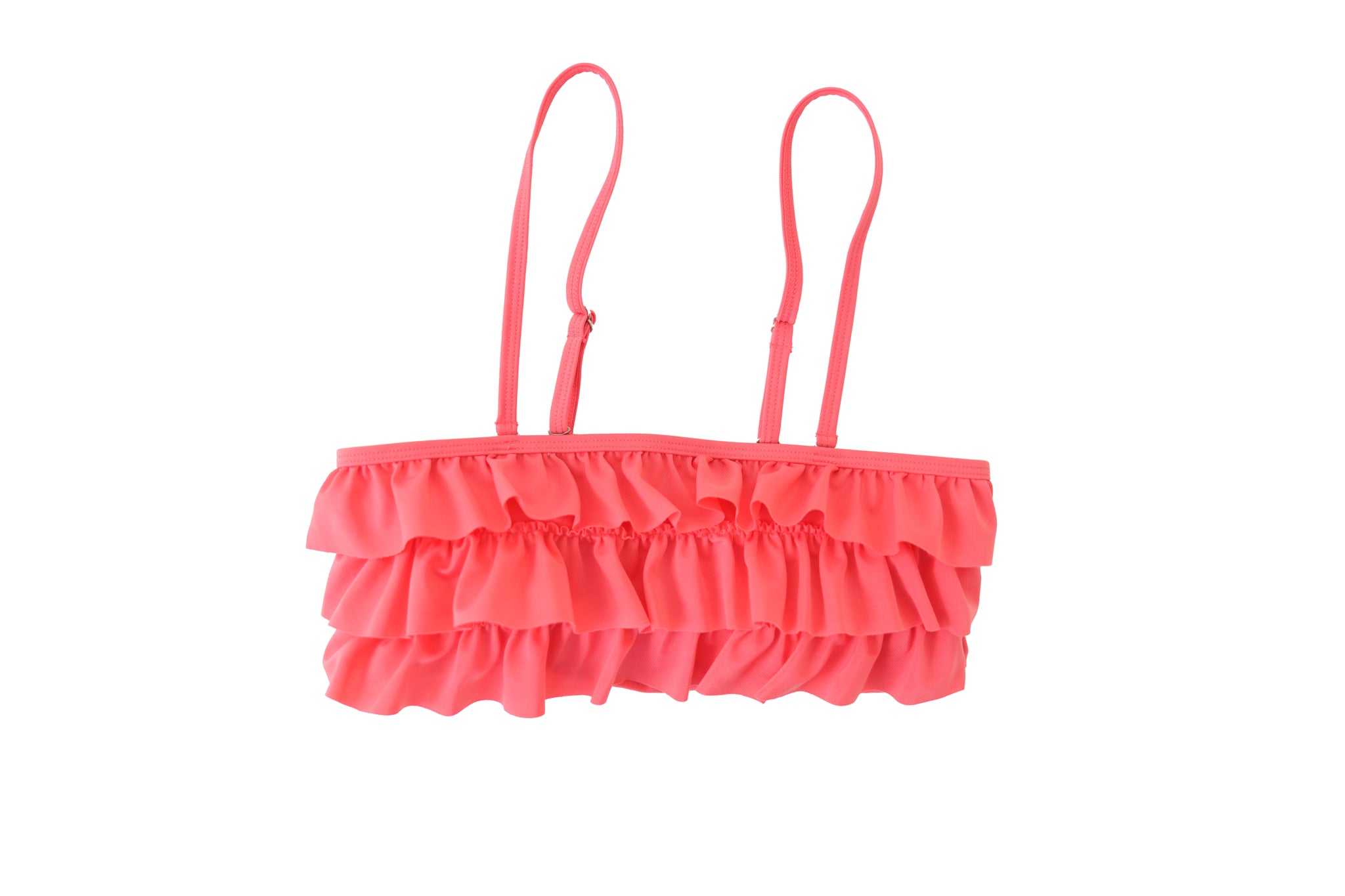 "Ruffle" bikini topp rosa