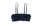 Bikinioberteil "Ruffle" navy