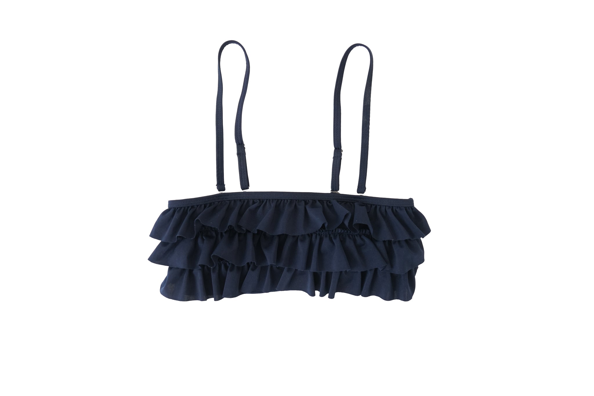 Bikinioberteil "Ruffle" navy