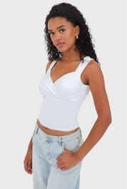"Twist" top white