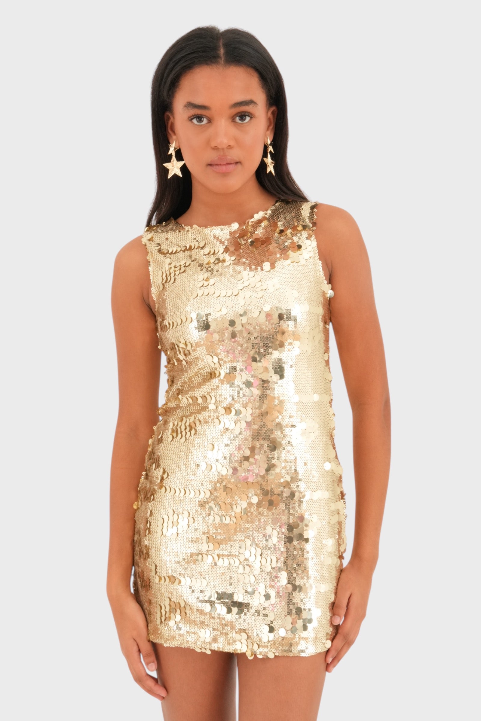 "Going out" dress gold